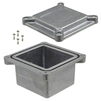 Bud Industries - ANS-3803 - BOX ALUM NATURAL 3.79"L X 3.79"W