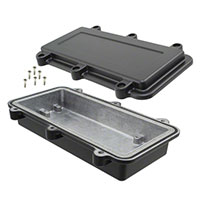 Bud Industries - ANS-3805-B - BOX ALUM BLACK 7.56"L X 3.78"W