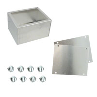 Bud Industries - AU-1028 - CABINET ALUM UNPAINTED 3"L X 5"W