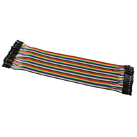 Bud Industries - BC-32629 - 40PIN RIBBON DBL FEMALE CBL 20CM