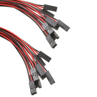 Bud Industries - BC-32673 - 10PK JMP DBL 2P SKT FML/FML 30CM