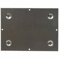 Bud Industries - BPA-1513 - CHASS BOT PLATE ALUM 6 X 8 NAT