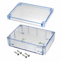 Bud Industries - BT-2724 - BOX PLSTC TRN BLUE 6.73"LX4.76"W