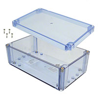 Bud Industries - BT-2734 - BOX PLSTC TRN BLUE 7.87"LX4.72"W