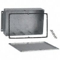 Bud Industries - CN-6711 - BOX ALUM NATURAL 8.75"L X 5.74"W