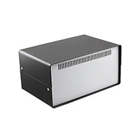 Bud Industries - CS-11210-BT - CABINET ALUM BLACK 8"L X 12"W