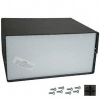 Bud Industries - CS-11212-BT - CABINET ALUM BLACK 10"L X 12"W