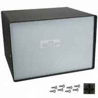 Bud Industries - CS-11216-BT - CABINET ALUM BLACK 10"L X 12"W