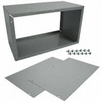 Bud Industries - CU-1124 - CABINET STEEL GRAY 12"L X 7"W