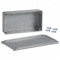 Bud Industries - CU-124 - BOX ALUM NATURAL 4.38"L X 2.38"W