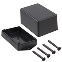 Bud Industries - CU-1471-MB - BOX ABS BLACK 3.1"L X 2.1"W