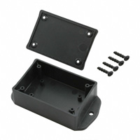 Bud Industries - CU-1931-MB - BOX ABS BLACK 3.12"L X 2.1"W