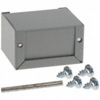 Bud Industries - CU-2100-B - BOX ALUM GRAY 2.75"L X 2.13"W