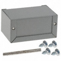 Bud Industries - CU-2101-B - BOX ALUM GRAY 3.25"L X 2.13"W