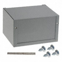 Bud Industries - CU-2105-B - BOX ALUMINUM GRAY 5"L X 4"W