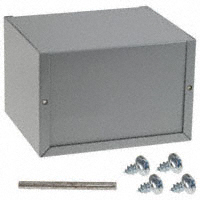Bud Industries - CU-2107-B - BOX ALUMINUM GRAY 6"L X 5"W