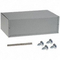 Bud Industries - CU-2111-B - BOX ALUMINUM GRAY 12"L X 7"W