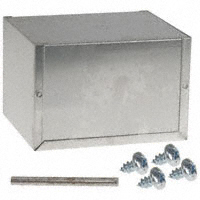 Bud Industries - CU-3007-A - BOX ALUMINUM NATURAL 6"L X 5"W