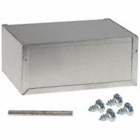 Bud Industries - CU-3008-A - BOX ALUMINUM NATURAL 7"L X 5"W