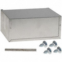 Bud Industries - CU-3009-A - BOX ALUMINUM NATURAL 8"L X 6"W