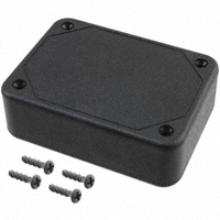 Bud Industries - CU-3240 - BOX ABS BLACK 3.34"L X 2.46"W