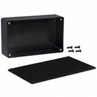 Bud Industries - CU-3284 - BOX ABS BLACK 7.61"L X 4.61"W