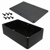 Bud Industries - CU-3286 - BOX ABS BLACK 10.15"L X 6.15"W