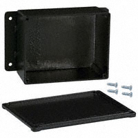 Bud Industries - CU-4234-B - BOX ALUM BLACK 4.69"L X 3.69"W