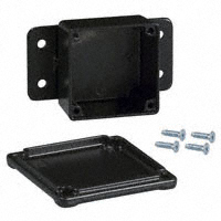 Bud Industries - CU-4470-B - BOX ALUMINUM BLACK 2"L X 2"W
