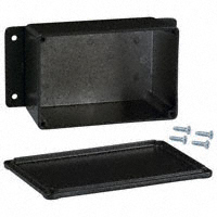 Bud Industries - CU-4472-B - BOX ALUM BLACK 4.75"L X 3.15"W