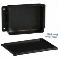 Bud Industries - CU-4473-B - BOX ALUM BLACK 4.68"L X 3.69"W