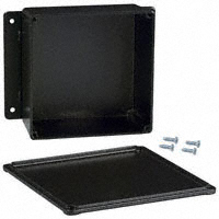 Bud Industries - CU-4474-B - BOX ALUM BLACK 4.75"L X 4.75"W