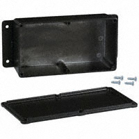 Bud Industries - CU-4476-B - BOX ALUMINUM BLACK 6"L X 3.25"W