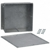 Bud Industries - CU-4478 - BOX ALUM NATURAL 7.5"L X 7.5"W