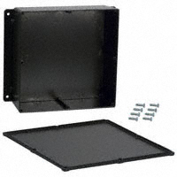 Bud Industries - CU-4478-B - BOX ALUM BLACK 7.5"L X 7.5"W