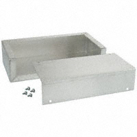 Bud Industries - CU-482-A - BOX ALUMINUM NATURAL 4"L X 8"W