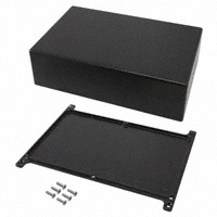 Bud Industries - CU-5247-B - BOX ALUM BLACK 7.39"L X 4.7"W