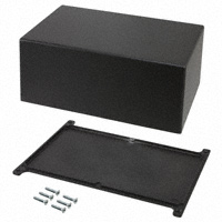 Bud Industries - CU-5347-B - BOX ALUM BLACK 7.39"L X 4.7"W