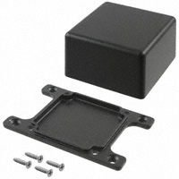 Bud Industries - CU-5470-B - BOX ALUMINUM BLACK 2"L X 2"W