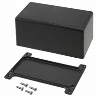 Bud Industries - CU-5479-B - BOX ALUM BLACK 4.38"L X 2.38"W