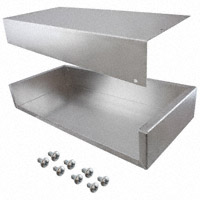 Bud Industries - CU-712-A - BOX ALUMINUM NATURAL 7"L X 15"W