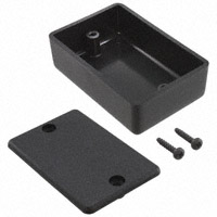 Bud Industries - CU-741 - BOX PLASTIC BLK 1.51"L X 2.26"W