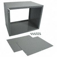 Bud Industries - CU-879 - CABINET STEEL GRAY 10"L X 8"W