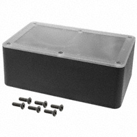 Bud Industries - CUR-3285-C - BOX ABS BLK/CLR 8.25"L X 5.15"W