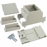 Bud Industries - DMB-4771 - BOX ABS/PC GRAY 2.1"L X 3.55"W