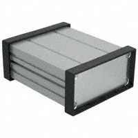 Bud Industries - EX-4500 - BOX ALUM BLACK/SLV 3.81"LX3.14"W