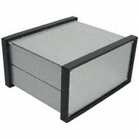 Bud Industries - EX-4521 - BOX ALUM BLACK/SLV 5.38"LX6.14"W