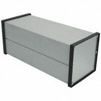 Bud Industries - EX-4541 - BOX ALUM BLACK/SLV 5.38"LX3.78"W