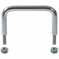 Bud Industries - H-9160-B - HANDLE CHROME MOUNTNG CENTR 3.5"