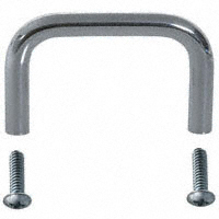 Bud Industries - H-9166-B - HANDLE CHROME MNTG CNTR 1 29/32"